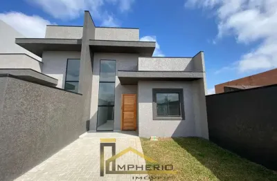 Casa em condomínio fechado com 3 quartos à venda na rua cambé, 822, sítio cercado, curitiba, 80 m2 por r$ 440.000