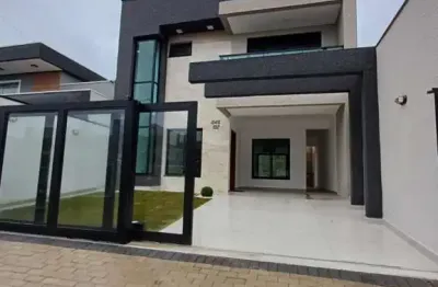 Casa com 4 quartos à venda na rua pau-brasil, 4146, eucaliptos, fazenda rio grande, 144 m2 por r$ 1.180.000