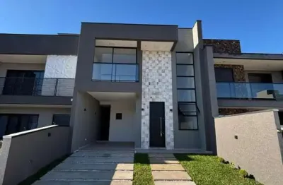 Casa em condomínio fechado com 3 quartos à venda na rua joão zarpelon, 292, costeira, são josé dos pinhais, 126 m2 por r$ 879.000