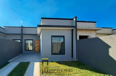 Imperdível: casa à venda em araucária-pr, bairro capela velha, 3 quartos, 2 vagas, 64m². venha conferir!