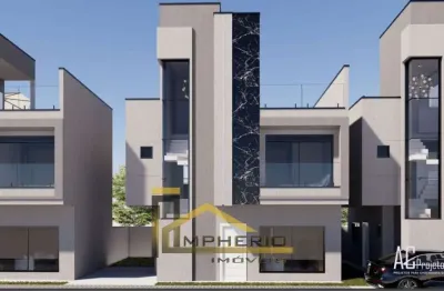 Casa à venda em curitiba-pr, bairro capão raso: 3 quartos, 4 banheiros, 2 vagas de garagem, 127,73 m².