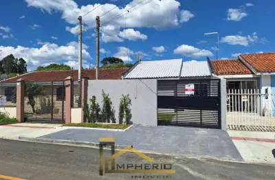 Excelente oportunidade de investimento: Casa à venda em Fazenda Rio Grande-PR, bairro Eucaliptos, 2 quartos, 1 sala, 1 banheiro, 2 vagas, 50m²