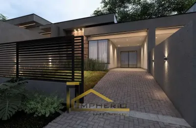 Imperdível! Casa à venda em Araucária-PR, bairro Costeira, 3 quartos, 1 suíte, 1 sala, 1 banheiro, 73m².
