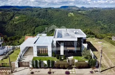 Casa de alto padrão com suíte, piscina e vista, à venda em nova petrópolis na serra gaúcha
