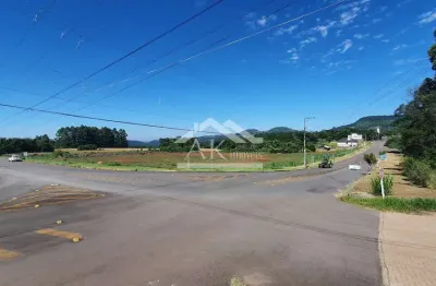 Terreno comercial de esquina à venda em linha nova, na serra gaúcha