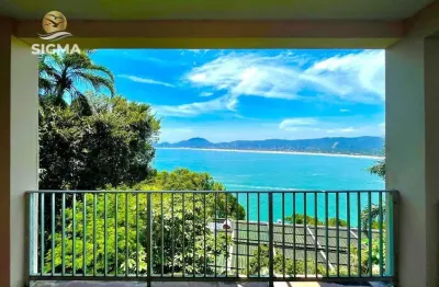 Casa na praia com 5 suítes e varanda com vista para o mar - península, guarujá.
