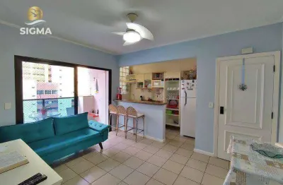 Perto da praia - flat com 2 dormitórios - condomínio com lazer - 2 vagas - pitangueiras - guarujá/sp.
