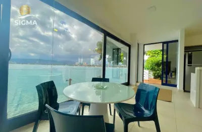 Casa com 3 suítes à venda, 260 m² por r$ 3.000.000 - península - guarujá/sp.