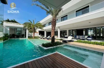 Casa com 7 suítes à venda, 800 m² por r$ 14.000.000 - jardim acapulco - guarujá/sp.