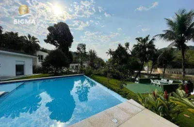 Casa com 4 dormitórios à venda, 600 m² por r$ 6.500.000,00 - marina guarujá - guarujá/sp