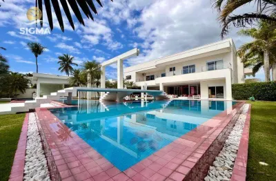 Casa de luxo com 8 suítes - área de lazer com piscina, sauna, churrasqueira e jardim - 6 vagas - jardim acapulco -guarujá/sp.