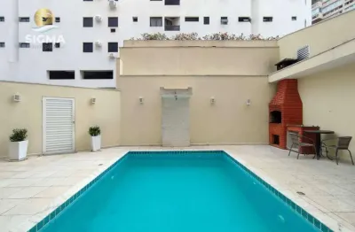 Casa com piscina e churrasqueira, reformada, 1 quadra do mar, 3 quartos sendo 1 suíte, 4 vagas, praia das astúrias. guarujá-sp.