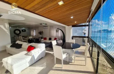 Apartamento com 5 quartos sendo 2 suítes à venda na praia das pitangueiras, guarujá/sp.