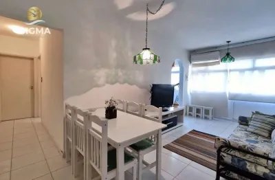 Apartamento com 1 dormitório à venda, 55 m² por r$ 320.000,00 - pitangueiras - guarujá/sp