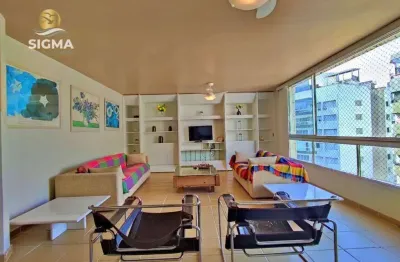 Apartamento com 3 dormitórios sendo 1 suíte à venda, 138 m² por r$ 477.000 - pitangueiras - guarujá/sp