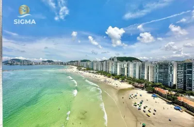 Apartamento com 3 suítes à venda, frente total para o mar, praia das pitangueiras, guarujá/sp