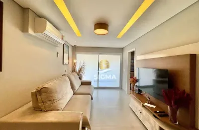 Apartamento com 2 dormitórios à venda, 70 m² por r$ 590.000,00 - pitangueiras - guarujá/sp