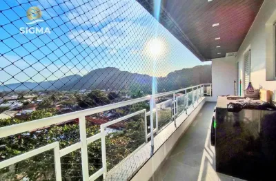 Vista mar - apartamento 2 quartos 1 vaga em prédio com piscina . guarujá - tombo
