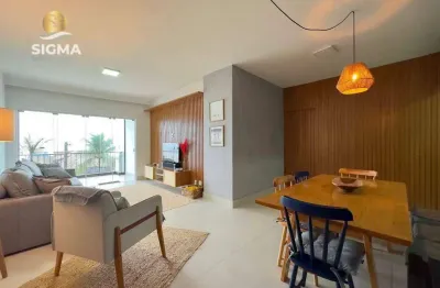 Frente mar | reformado | apartamento com 3 dormitórios na praia das pitangueiras - guarujá/sp