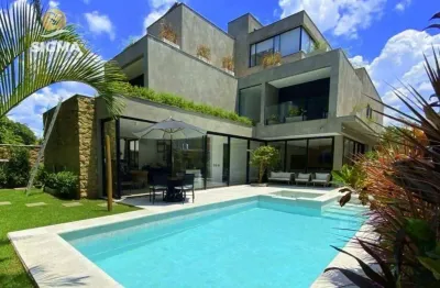 Casa nova de alto padrão na riviera de são lourenço com 7 suítes - lazer e 6 vagas de garagem.