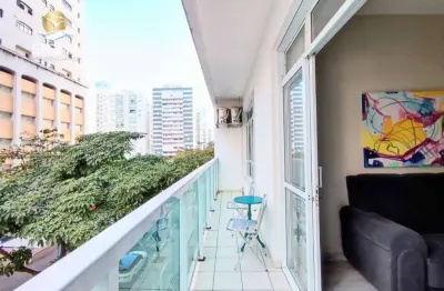 Perto da praia - apartamento à venda com 2 dormitórios - pitangueiras - guarujá/sp