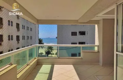 Vista mar - apartamento com 3 suítes à venda, 150 m² - jardim astúrias - guarujá/sp