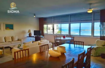 Frente mar - apartamento à venda com 4 dormitórios - 2 vagas - pitangueiras - guarujá/sp