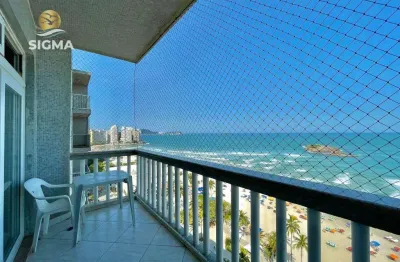 Apartamento com 3 dormitórios sendo 1 suíte  à venda, 140 m² por r$ 950.000 - pitangueiras - guarujá/sp