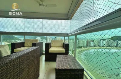 Frente para o mar - apartamento à venda com 3 dormitórios - condomínio com lazer - 2 vagas - jardim astúrias - guarujá/sp