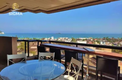 Vista mar - apartamento à venda com 3 dormitórios - condomínio com lazer - 2 vagas - enseada - guarujá/sp