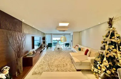 Apartamento com 3 suítes à venda, lazer completo, praia das pitangueiras, guarujá.
