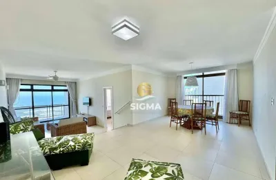 Frente mar - apartamento com 3 quartos sendo 1 suíte à venda na praia das pitangueiras - guarujá/sp.