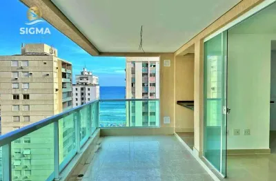 Apartamento com 3 dormitórios sendo 1 suíte  à venda - lazer - vista para o mar - praia pitangueiras - guarujá/sp.