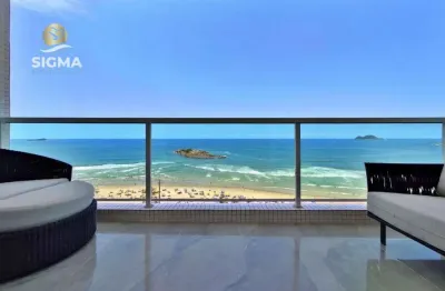 Apartamento com 3 dormitórios sendo 1 suíte à venda, 155 m² por r$ 1.800.000 - pitangueiras - guarujá/sp