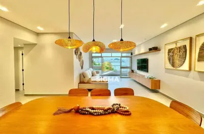Apartamento com 3 dormitórios à venda, 150 m² por r$ 1.300.000,00 - jardim astúrias - guarujá/sp