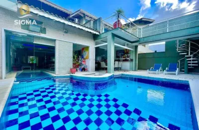 Casa à venda, 380 m² por r$ 2.000.000,00 - pernambuco ii - guarujá/sp