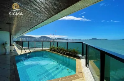 Apartamento com 4 dormitórios à venda, 365 m² por r$ 3.399.000,00 - jardim astúrias - guarujá/sp