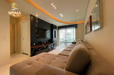 Apartamento com 2 dormitórios à venda, 99 m² por r$ 1.500.000,00 - jardim astúrias - guarujá/sp