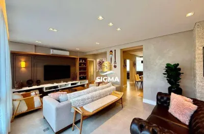 Lindo apartamento com 3 quartos sendo 1 suíte à venda, 140 m²  pitangueiras - guarujá/sp.