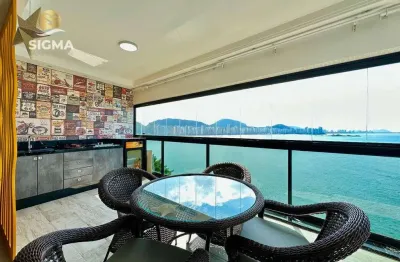 Frente mar - apartamento de luxo à venda com 3 suítes - condomínio com lazer - 2 vagas - jardim astúrias - guarujá/sp
