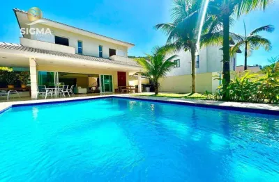 Casa com 5 dormitórios à venda, 370 m² por r$ 2.300.000,00 - pernambuco i - guarujá/sp