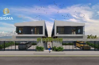 Sobrado em construção à venda com 3 dormitórios - condomínio com piscina - 1 vaga - tombo - guarujá/sp