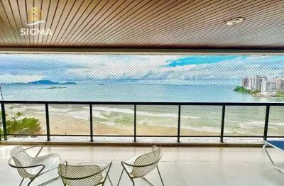 Frente mar - apartamento com 4 dormitórios à venda na praia das astúrias - guarujá/sp