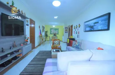 Apartamento na praia, vista mar, 3 suítes, lazer, 2 vagas, tombo, guarujá.