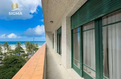 Frente mar - apartamento com 2 dormitórios à venda, praia das pitangueiras, guarujá.