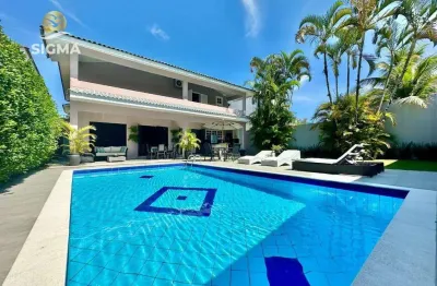 Casa com 5 suítes à venda, jardim acapulco, guarujá.