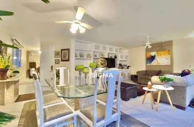 Apartamento com 3 dormitórios sendo 1 suíte  à venda, 138 m² por r$ 690.000 - pitangueiras - guarujá/sp