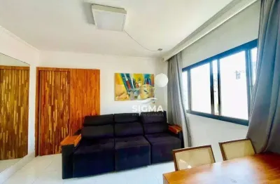 Apartamento com 1 dormitório à venda na praia tombo - guarujá/sp.