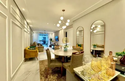 Apartamento com 3 dormitórios à venda, 113 m² por r$ 750.000,00 - pitangueiras - guarujá/sp