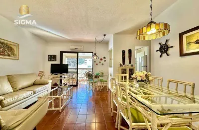 Apartamento com 3 quartos sendo 1 suíte à venda, 130 m² por r$ 430.000 - pitangueiras - guarujá/sp.